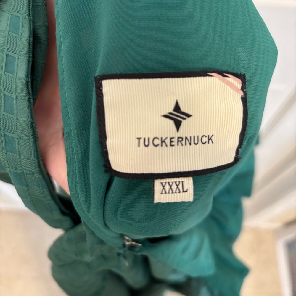 NWOT Tuckernuck Emerald Green Burnout Faye Blouse - Picture 7 of 9